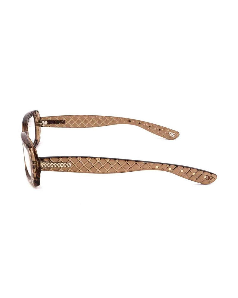 Bottega Veneta Plastic Brown Frame Glam Steals