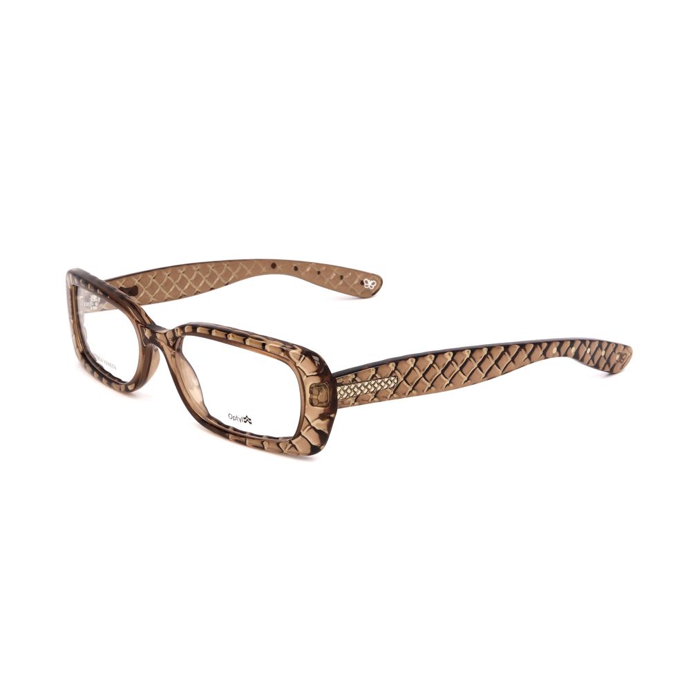 Bottega Veneta Plastic Brown Frame Glam Steals