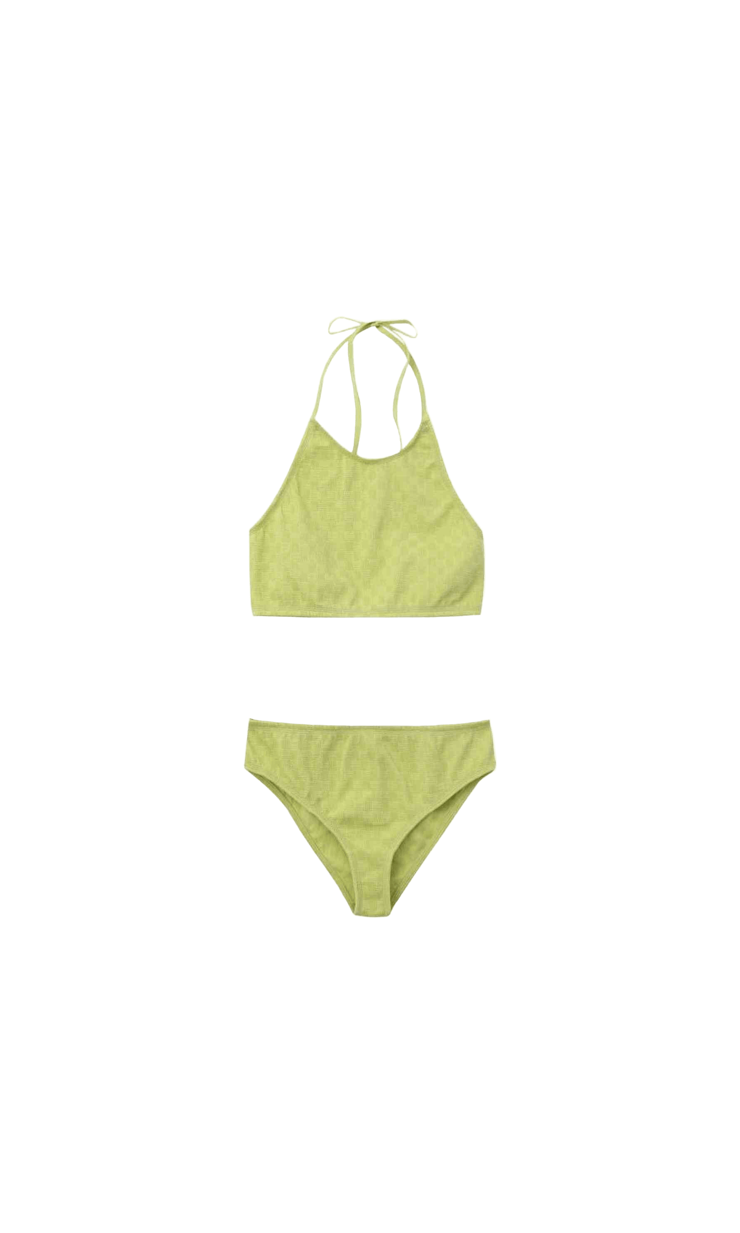 Bottega Veneta Yellow Polyamide Bikini Glam Steals