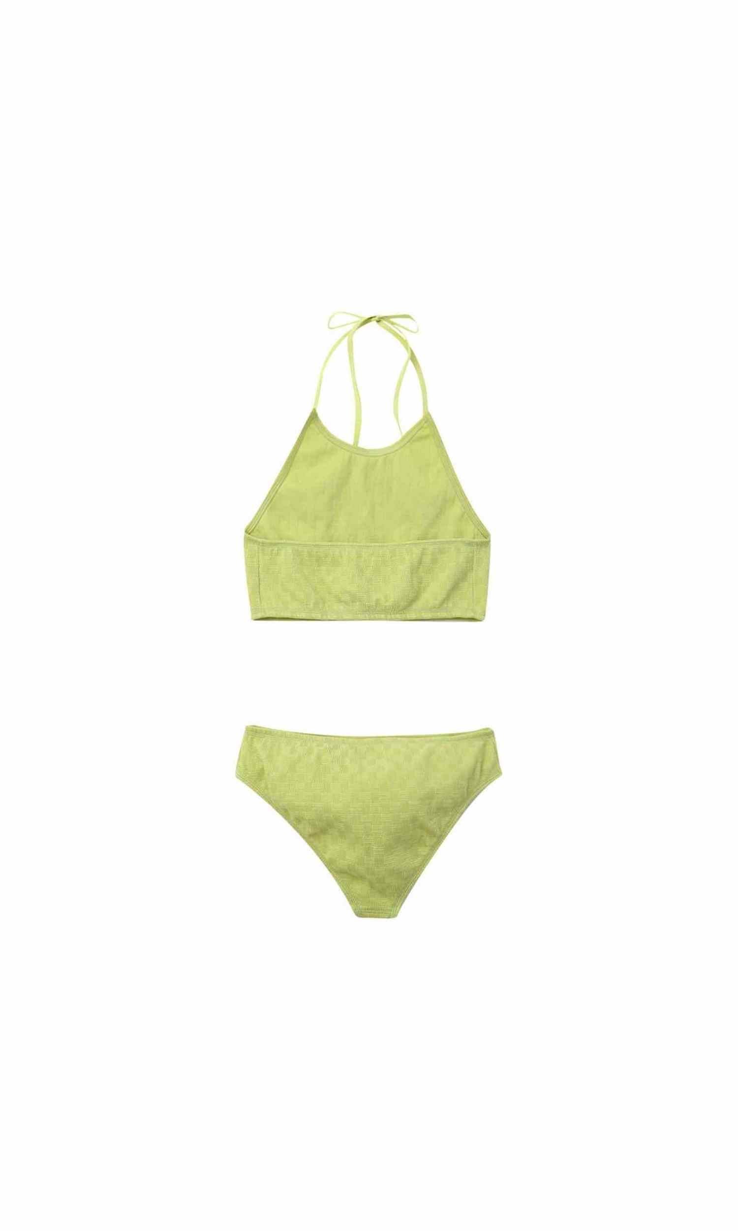 Bottega Veneta Yellow Polyamide Bikini Glam Steals