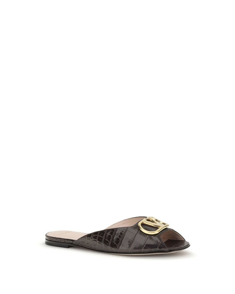 Brown Calf Leather Bos Taurus Flat Sandals Glam Steals