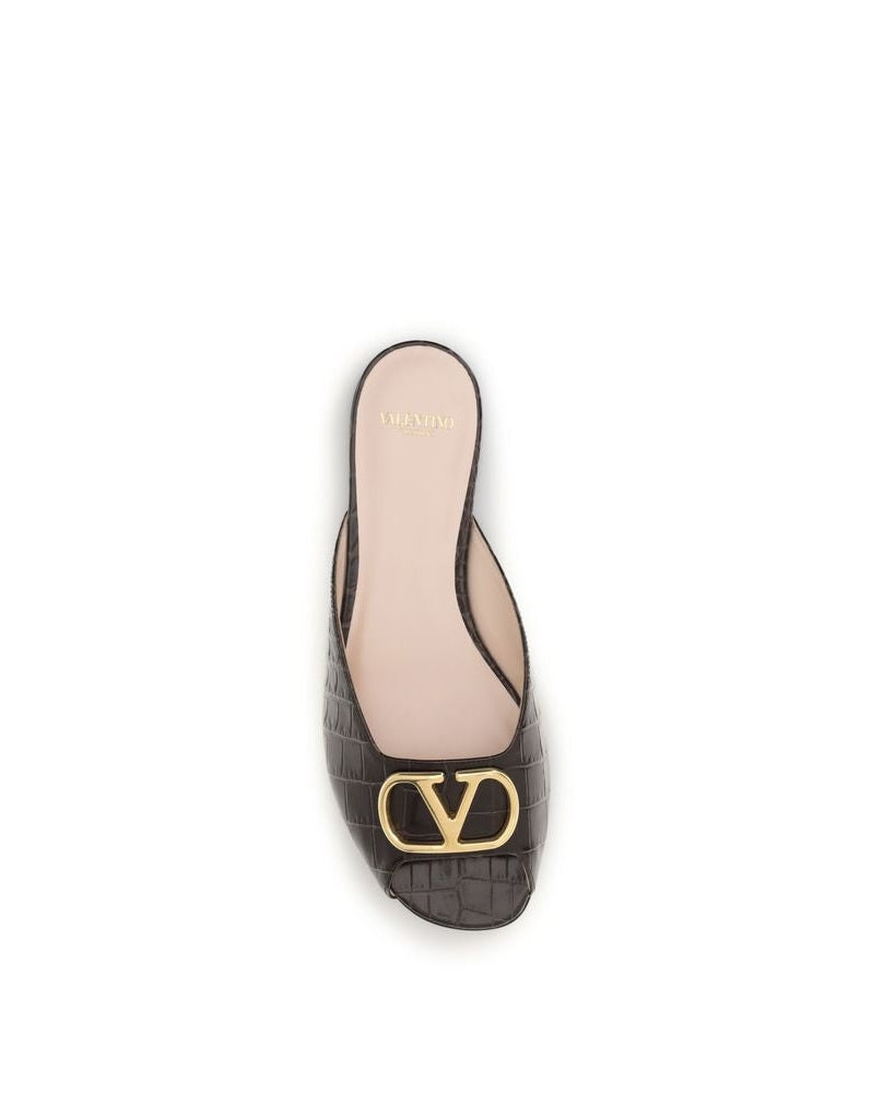 Brown Calf Leather Bos Taurus Flat Sandals Glam Steals