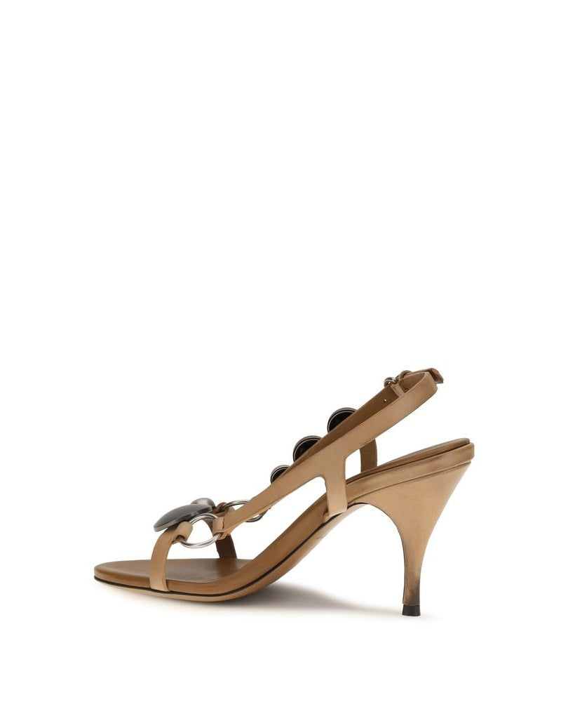 Miu Miu Brown Stiletto Heel Sandals Glam Steals