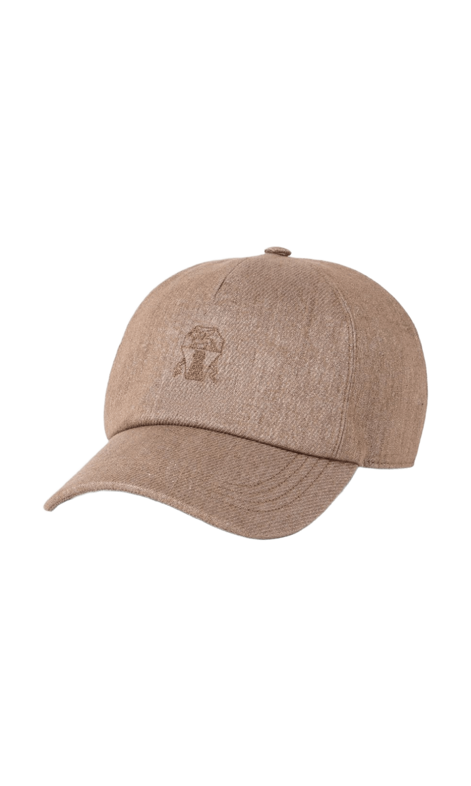 Brunello Cucinelli Baseball Cap with Embroidered Logo Glam Steals