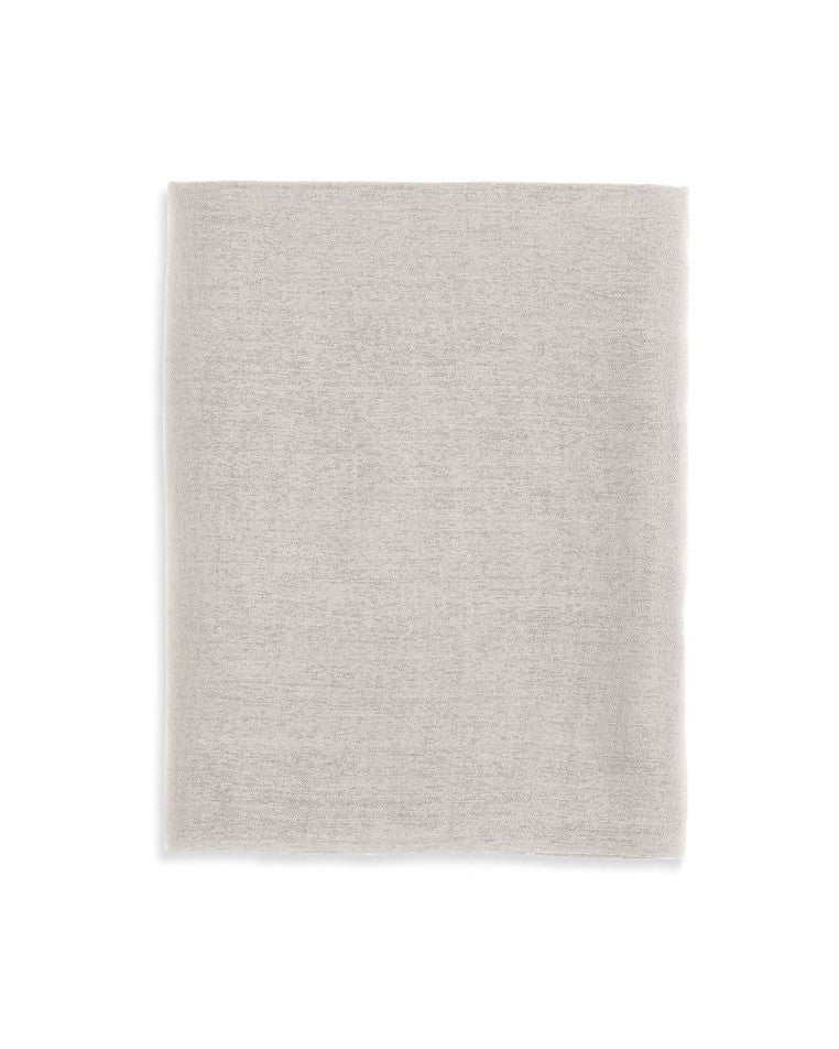 Brunello Cucinelli Beige Cashmere Scarf Scarves & Shawls