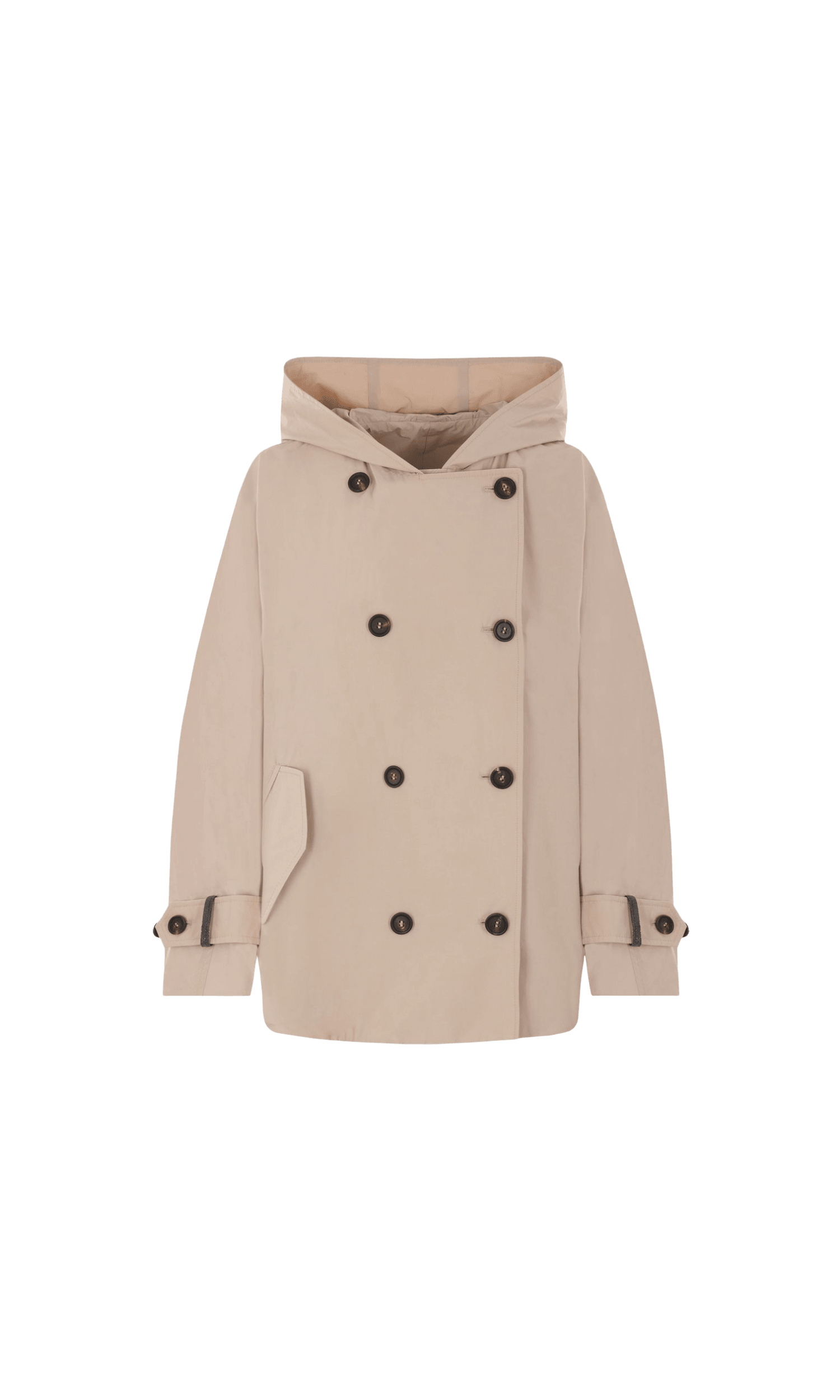 Brunello Cucinelli Beige Coat Glam Steals