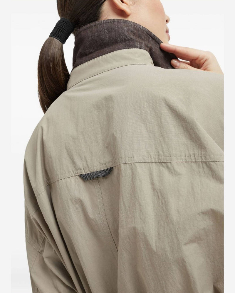 Brunello Cucinelli Beige Coat Glam Steals