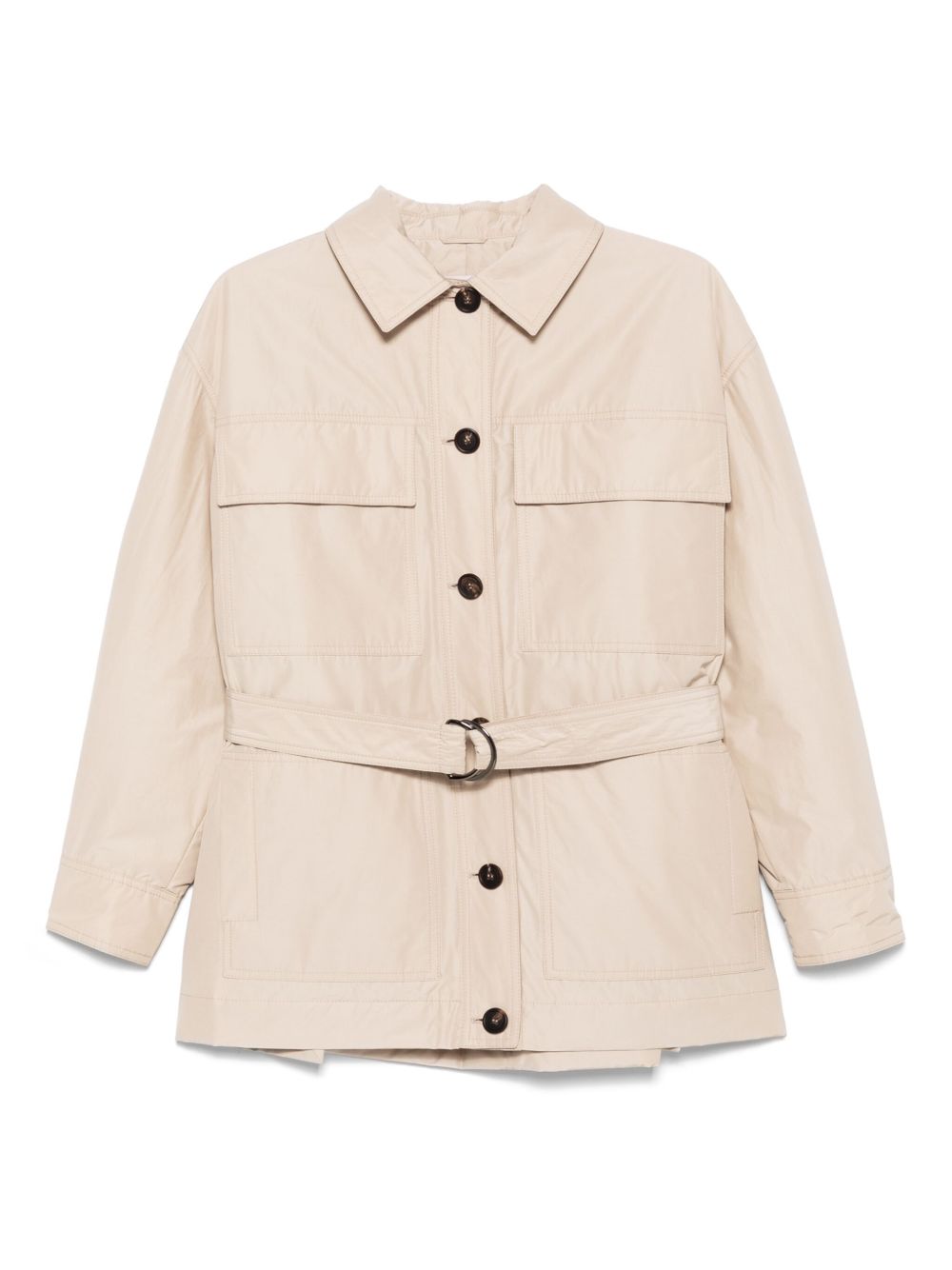 Brunello Cucinelli Beige Coat Glam Steals