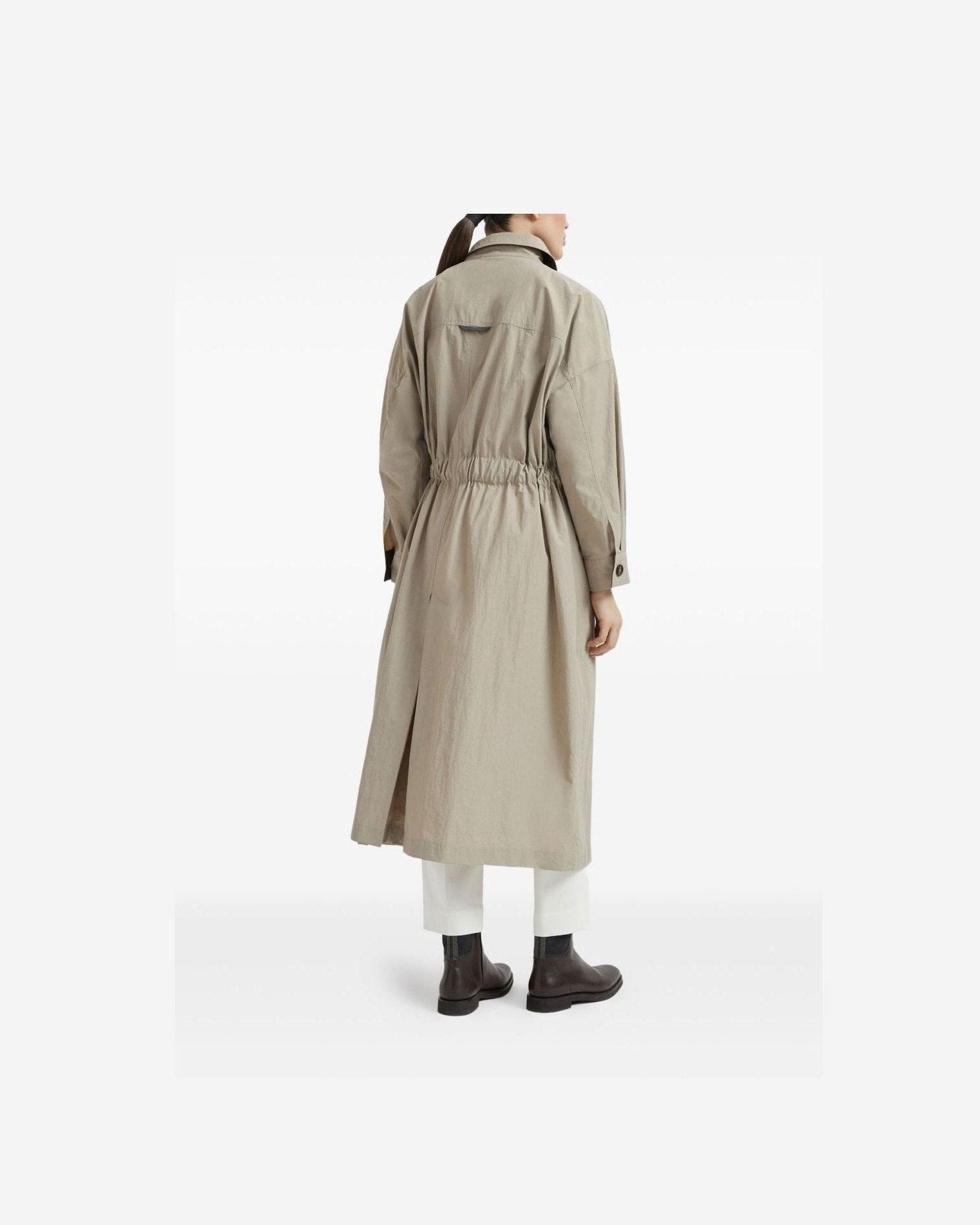 Brunello Cucinelli Beige Coat Glam Steals