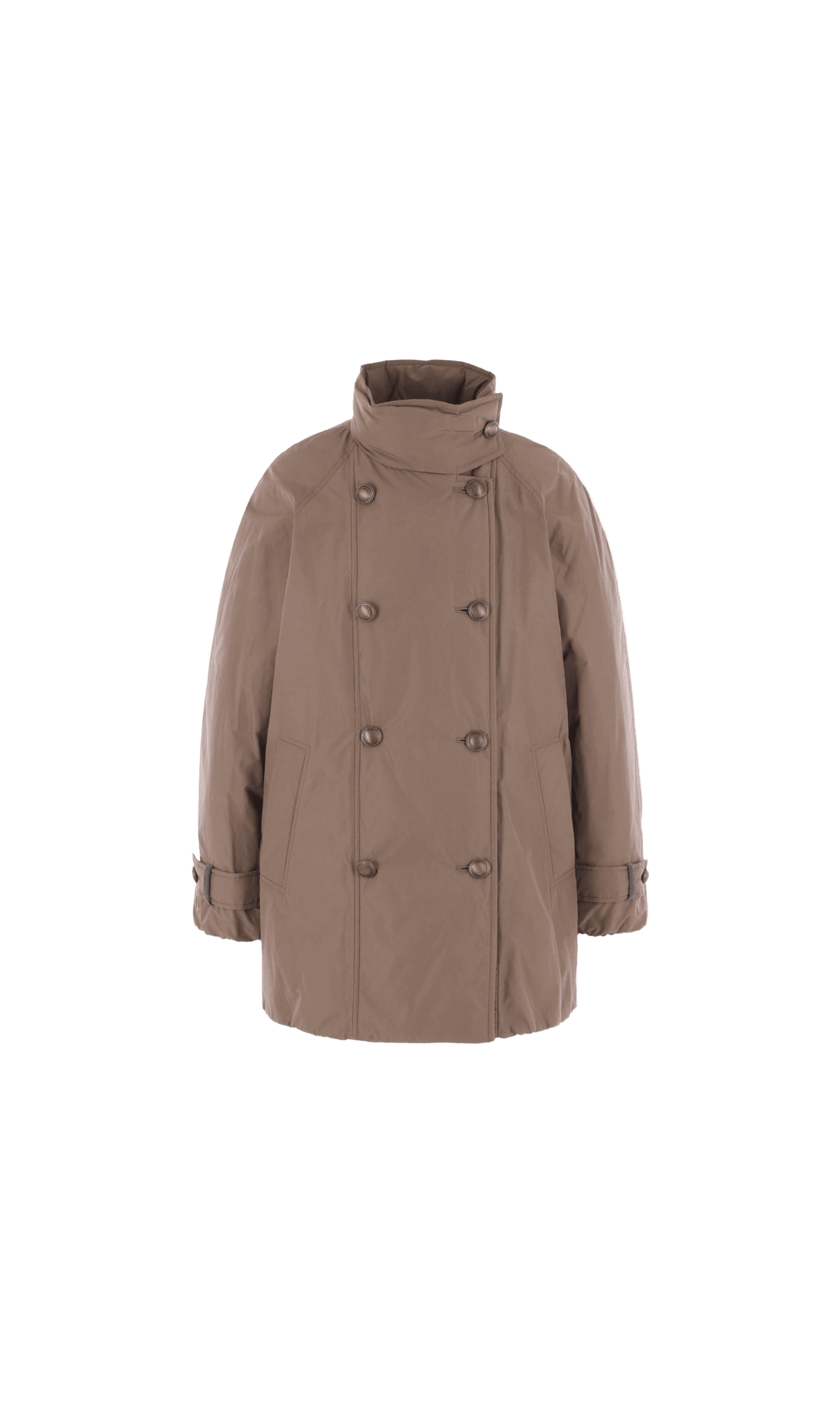 Brunello Cucinelli Beige Coat Glam Steals