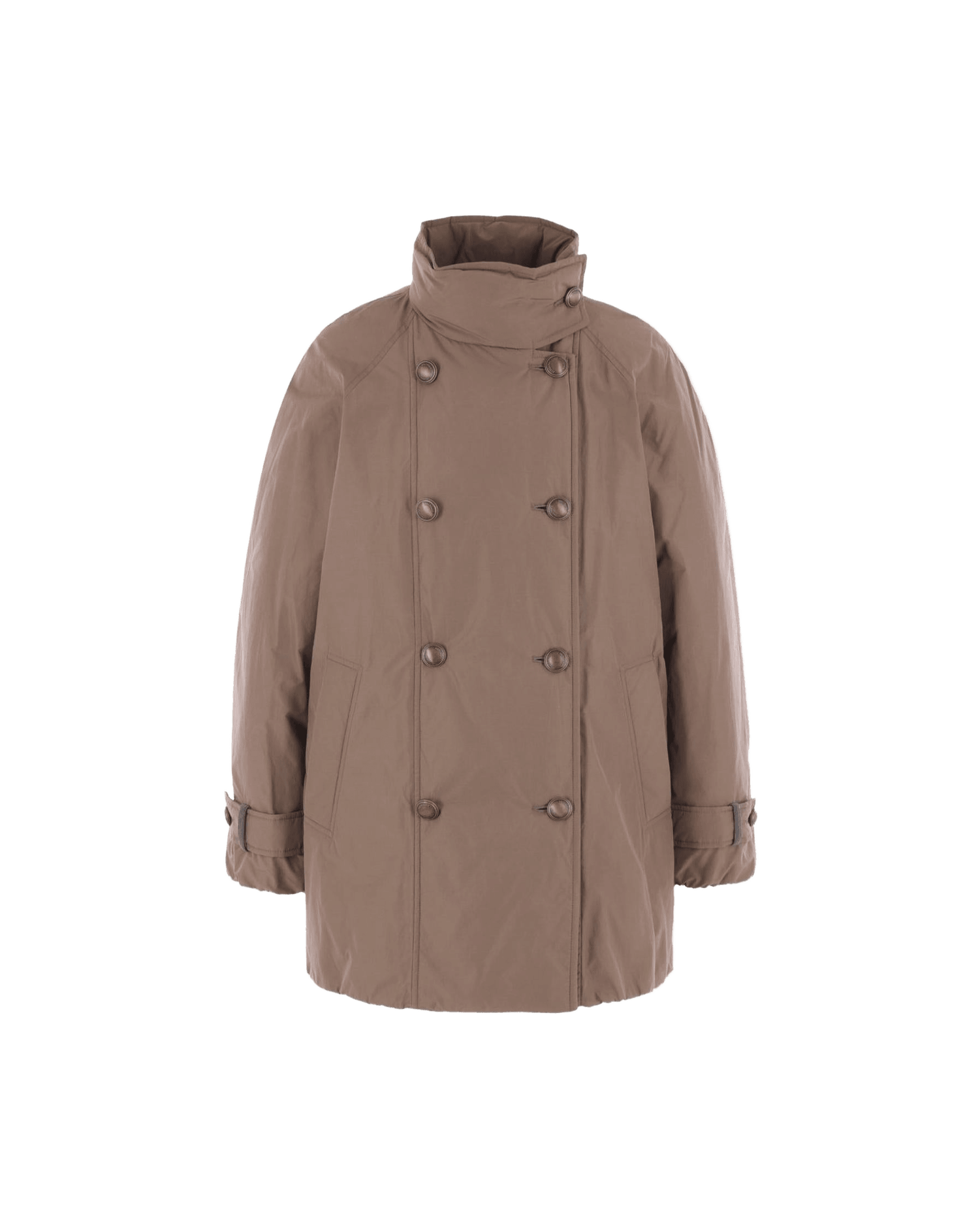 Brunello Cucinelli Beige Coat Glam Steals