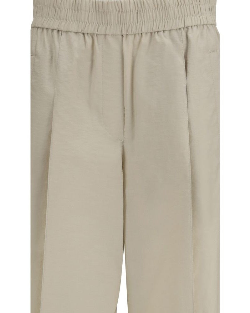 Brunello Cucinelli Beige Cotton Casual Pant Glam Steals