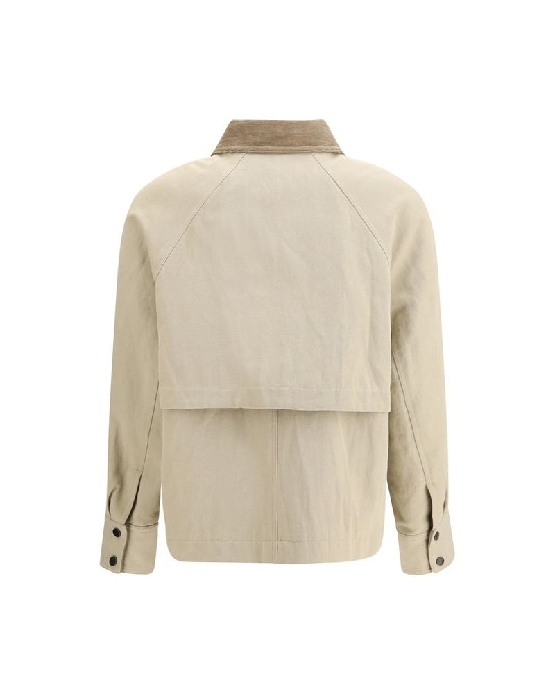 Brunello Cucinelli Beige Cotton Coat Glam Steals