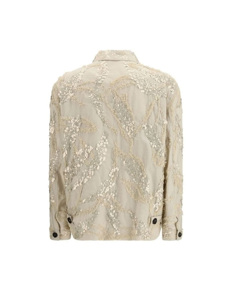 Brunello Cucinelli Beige Cotton Coat 