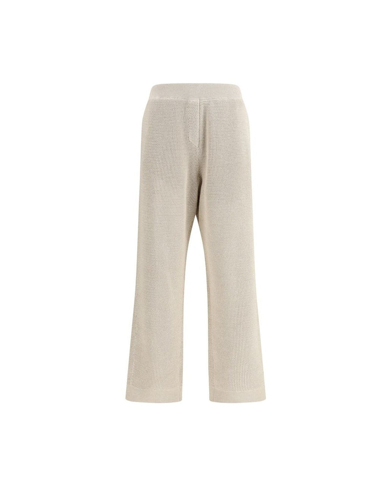 Brunello Cucinelli Beige Cotton Pant Glam Steals