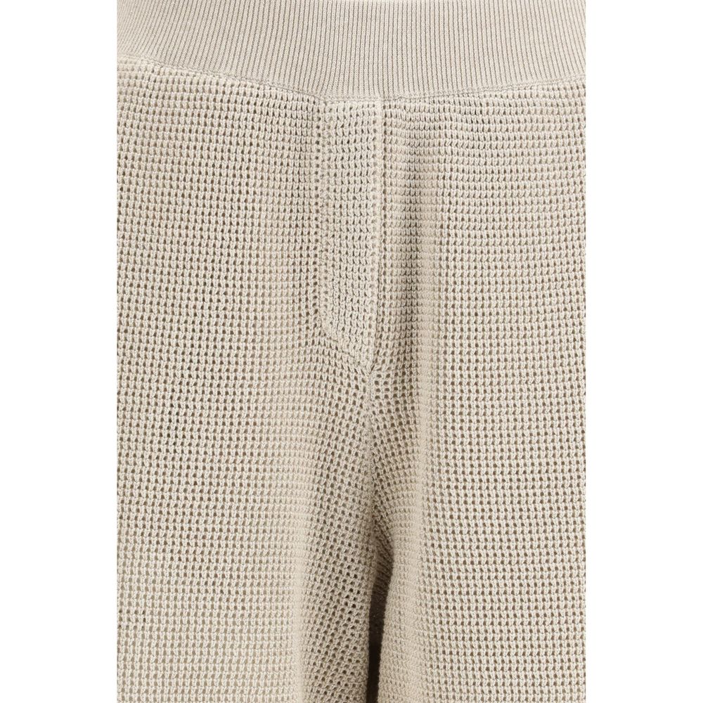 Brunello Cucinelli Beige Cotton Pant Glam Steals
