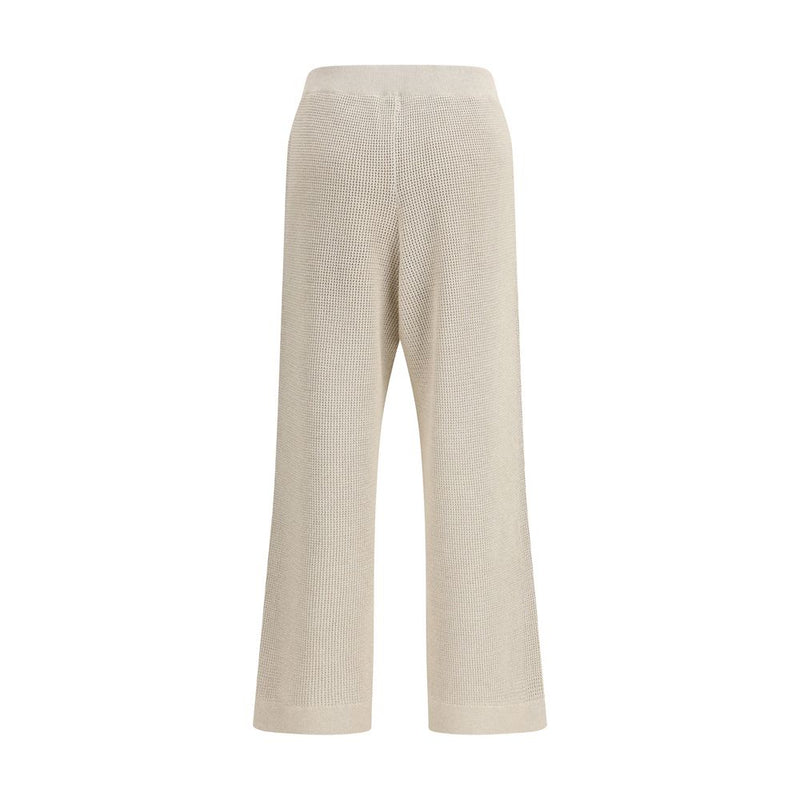 Brunello Cucinelli Beige Cotton Pant Glam Steals