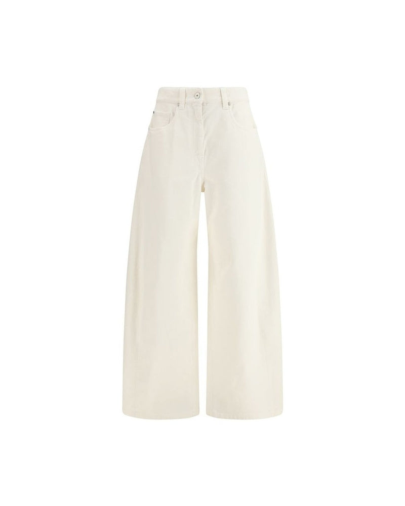 Brunello Cucinelli Beige Cotton Pant Glam Steals