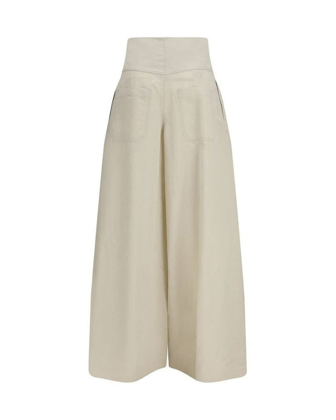 Brunello Cucinelli Beige Cotton Pant 