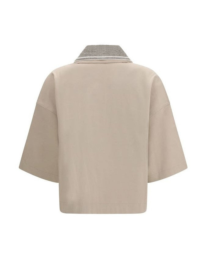 Brunello Cucinelli Beige Cotton Polo Shirt Glam Steals