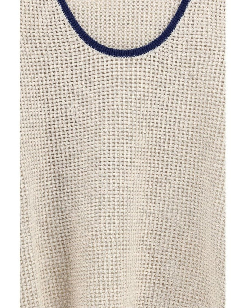 Brunello Cucinelli Beige Cotton Top Glam Steals