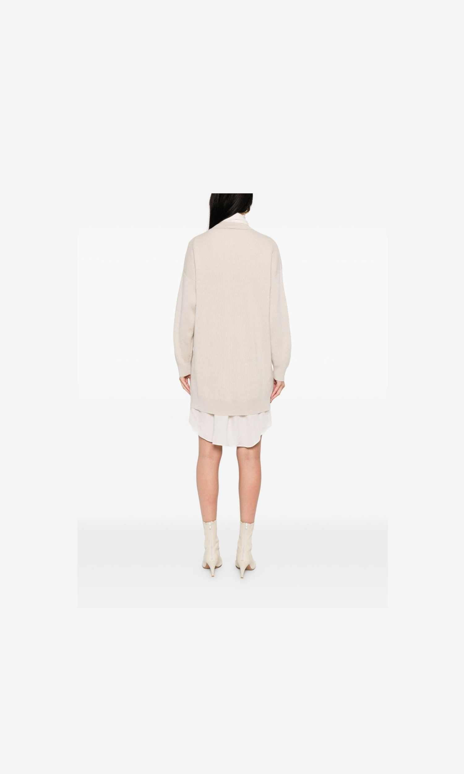 Brunello Cucinelli Beige Dress Glam Steals