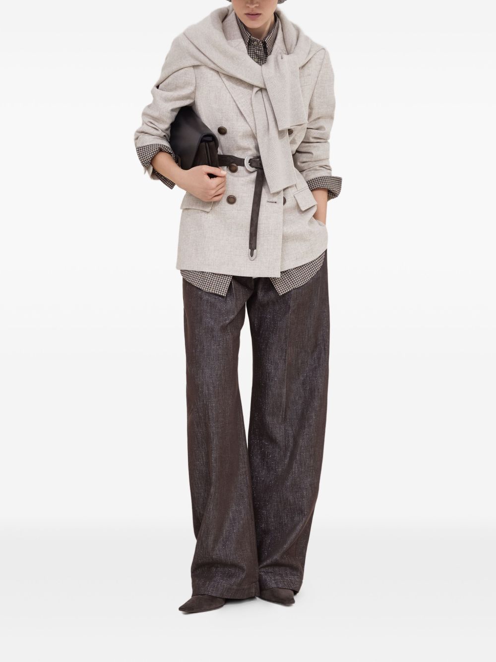 Brunello Cucinelli Beige Jacket Glam Steals