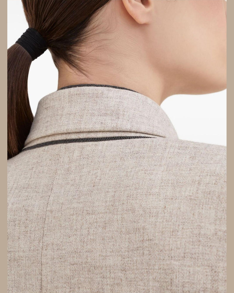Brunello Cucinelli Beige Jacket Glam Steals