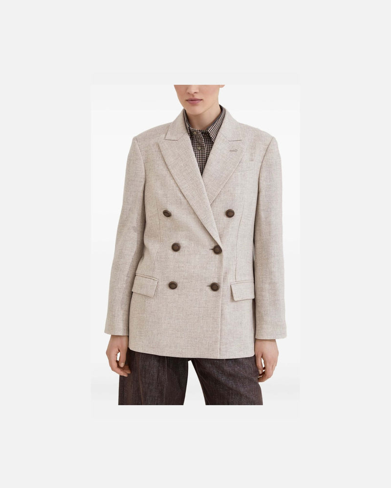 Brunello Cucinelli Beige Jacket Glam Steals