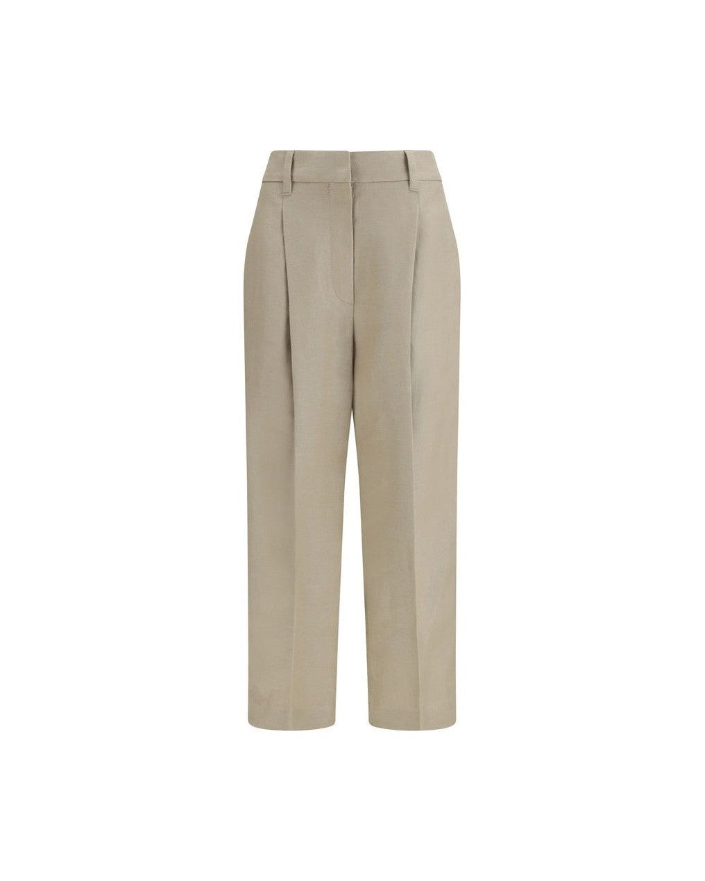 Brunello Cucinelli Beige Linen Casual Pant Glam Steals