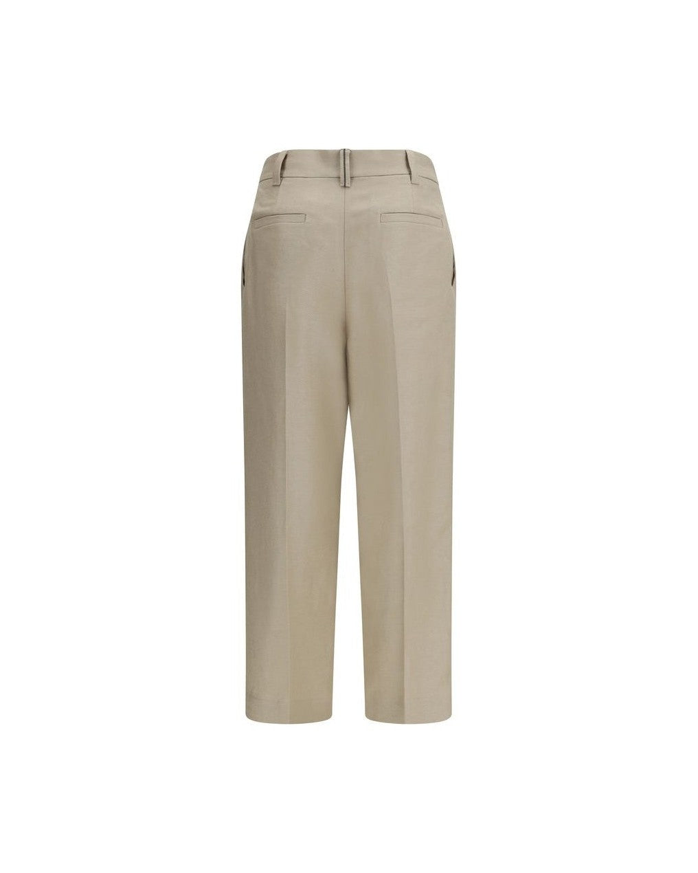 Brunello Cucinelli Beige Linen Casual Pant Glam Steals