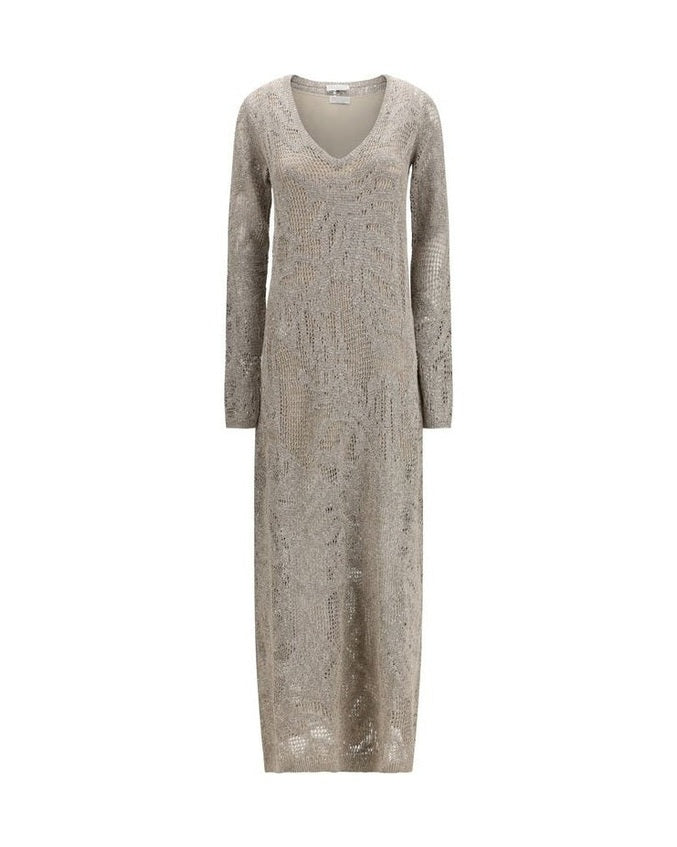 Brunello Cucinelli Beige Linen Dress 