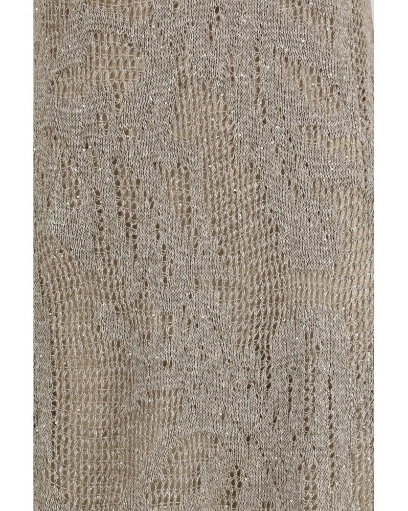 Brunello Cucinelli Beige Linen Dress 