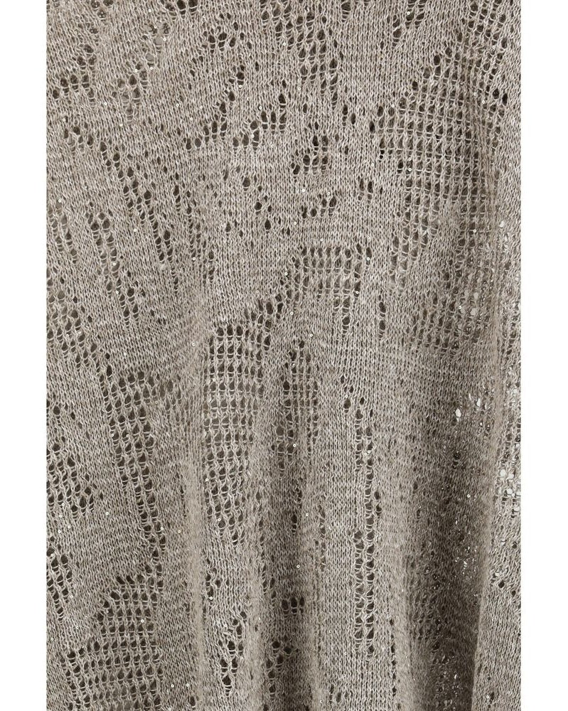 Brunello Cucinelli Beige Linen Hoodie 