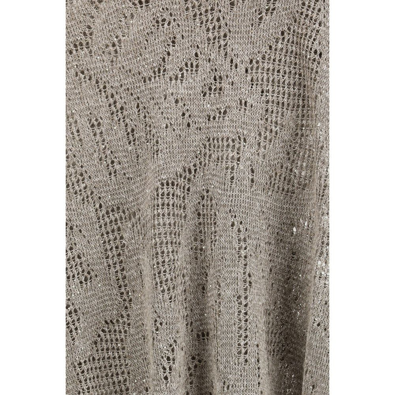 Brunello Cucinelli Beige Linen Hoodie Glam Steals