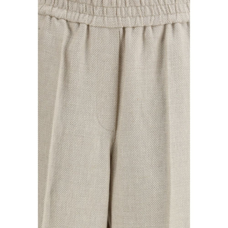 Brunello Cucinelli Beige Linen Pant Glam Steals