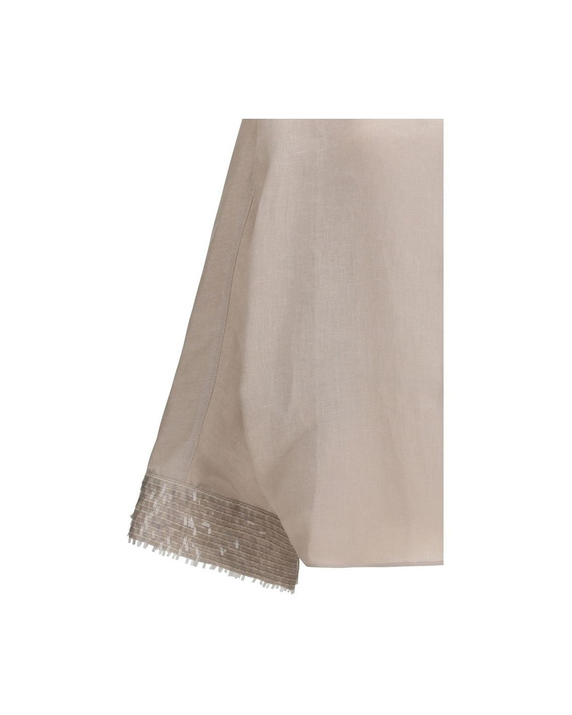 Brunello Cucinelli Beige Linen Shirt Glam Steals