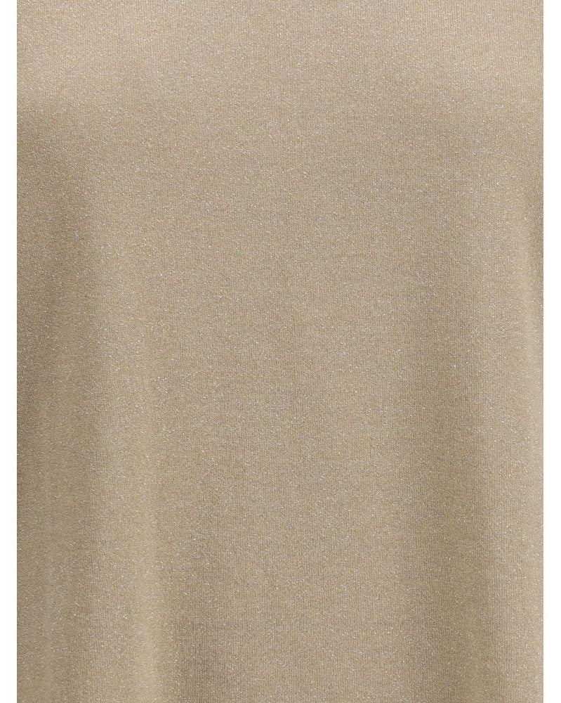 Brunello Cucinelli Beige Nylon T-shirt Glam Steals