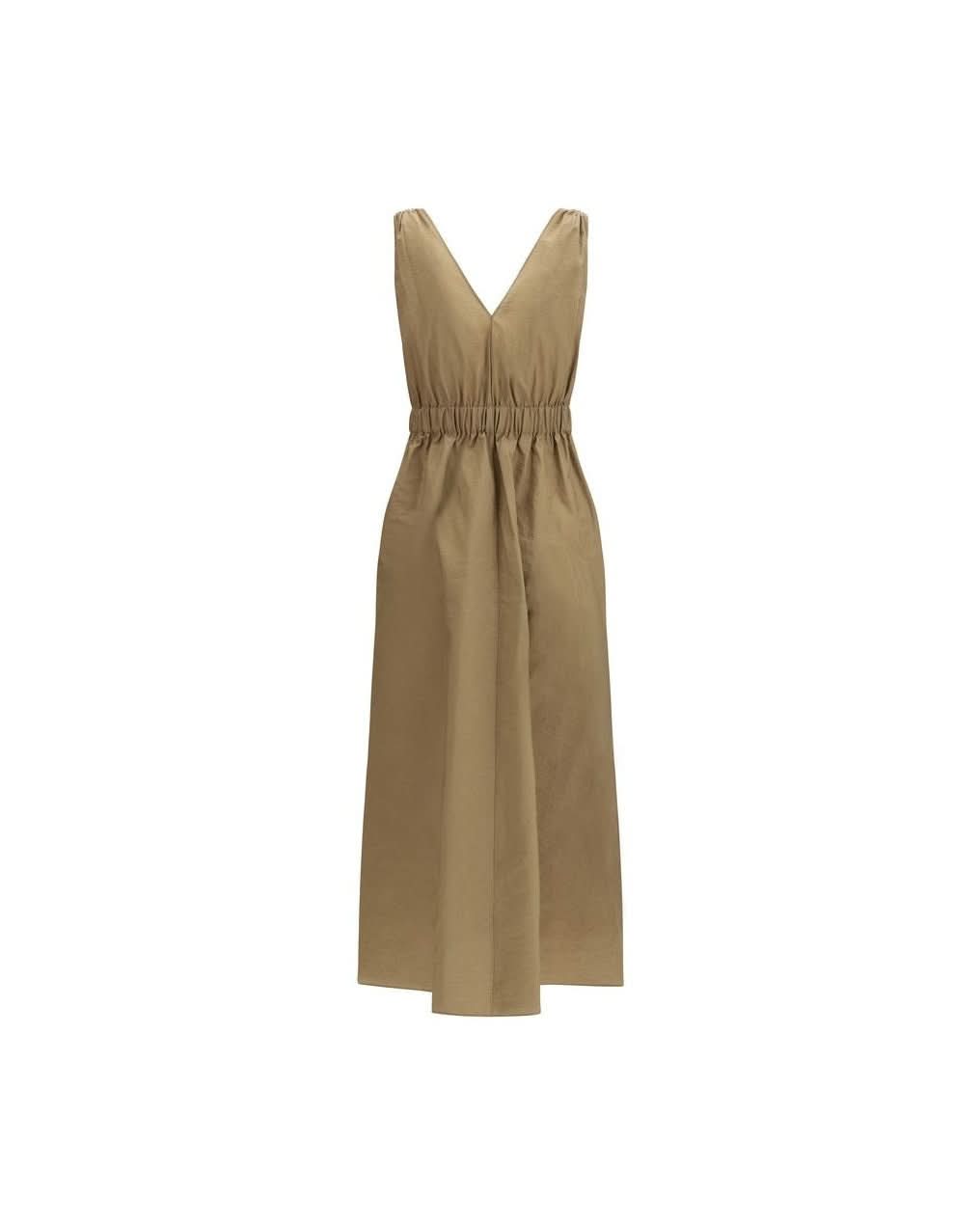 Brunello Cucinelli Beige Polyamide Casual Dress 