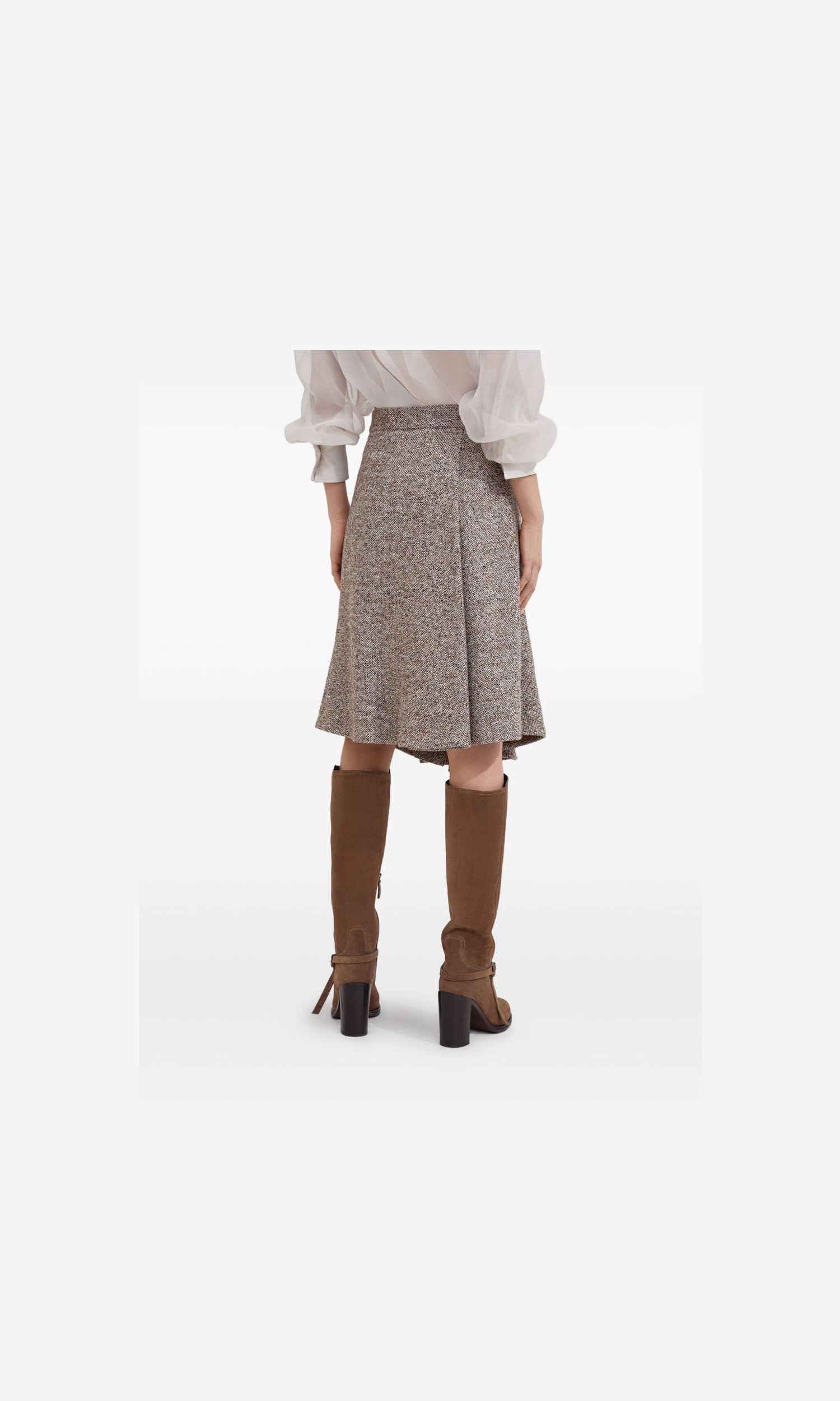 Brunello Cucinelli Beige Skirt Glam Steals