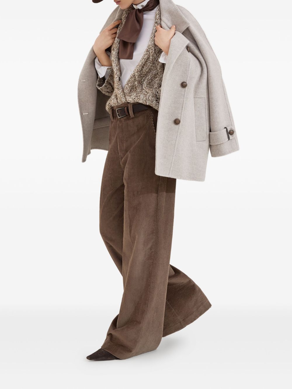 Brunello Cucinelli Beige Sweater Glam Steals