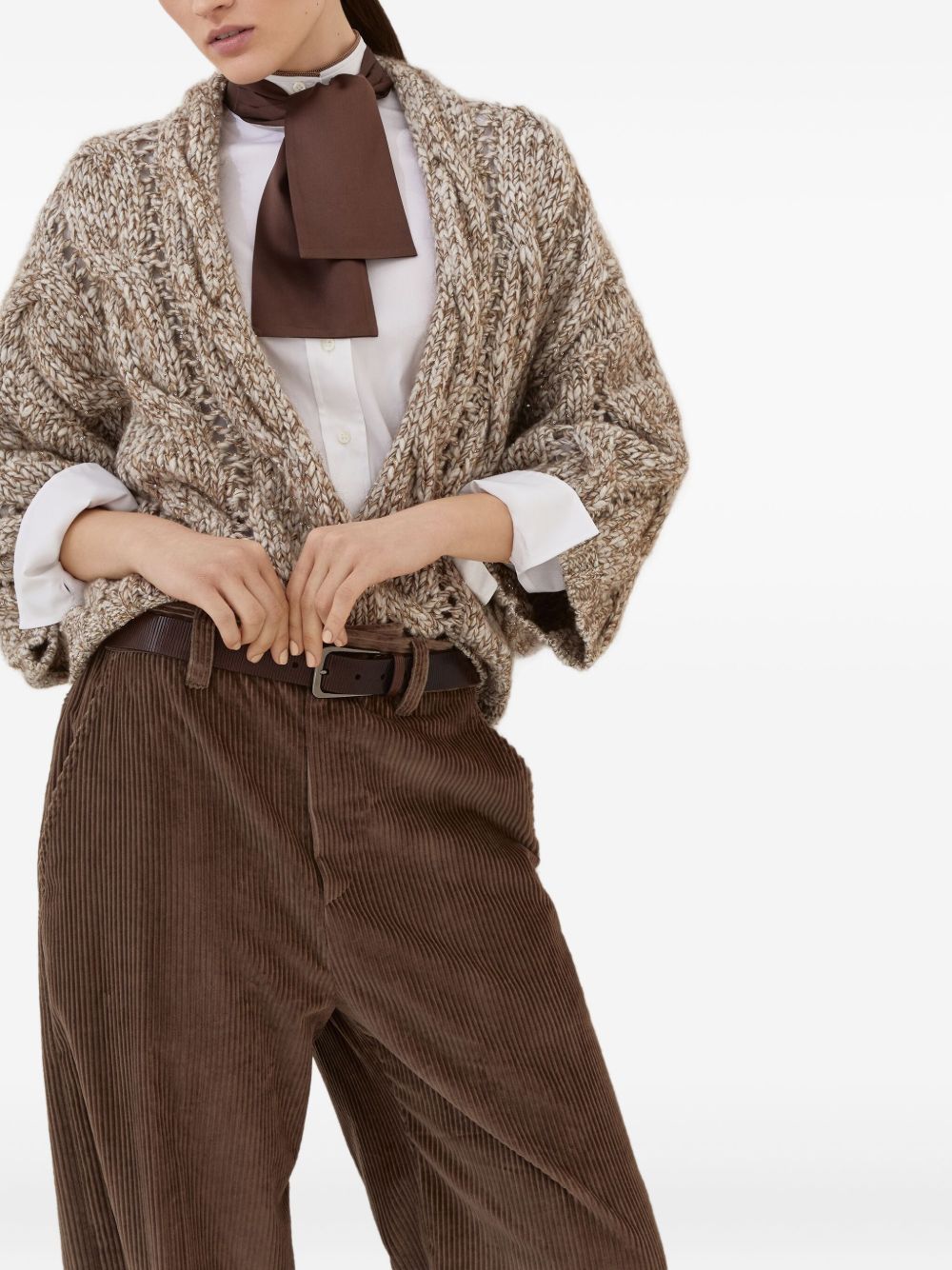 Brunello Cucinelli Beige Sweater Glam Steals