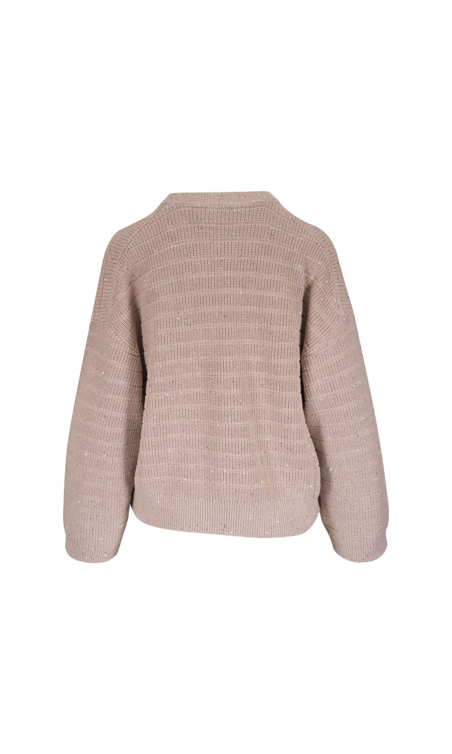 Brunello Cucinelli Beige Sweater Glam Steals