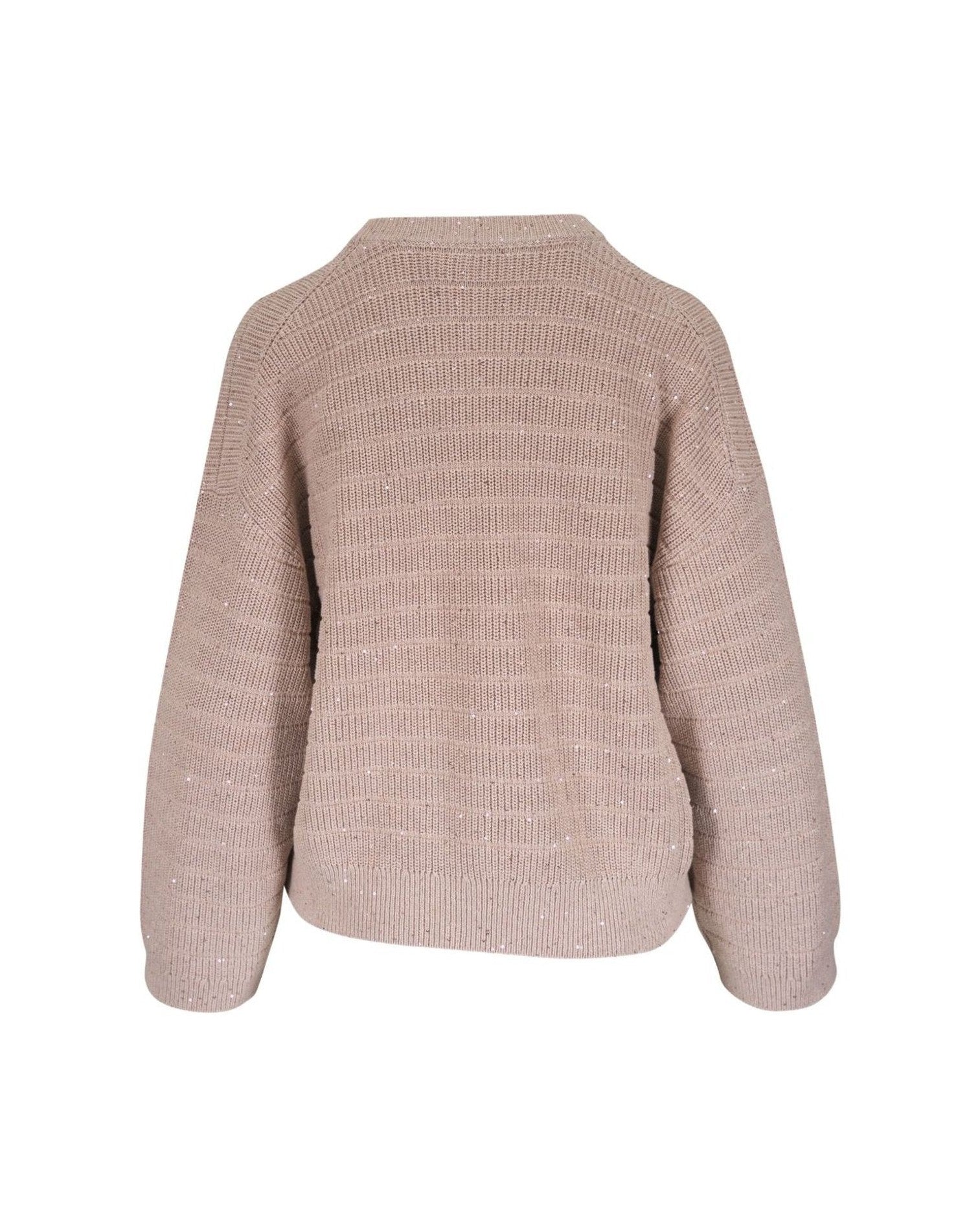 Brunello Cucinelli Beige Sweater Glam Steals