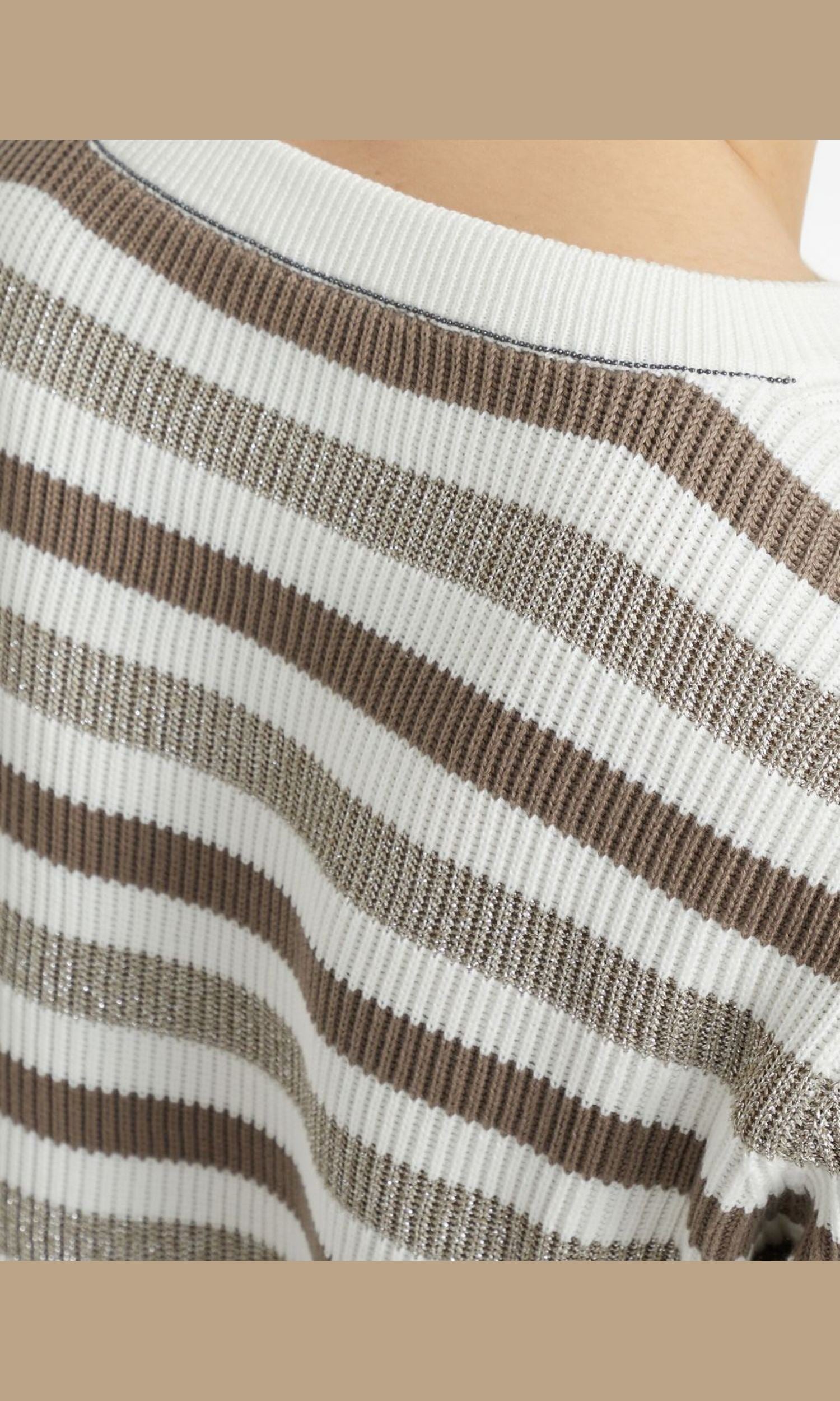 Brunello Cucinelli Beige Sweater Glam Steals