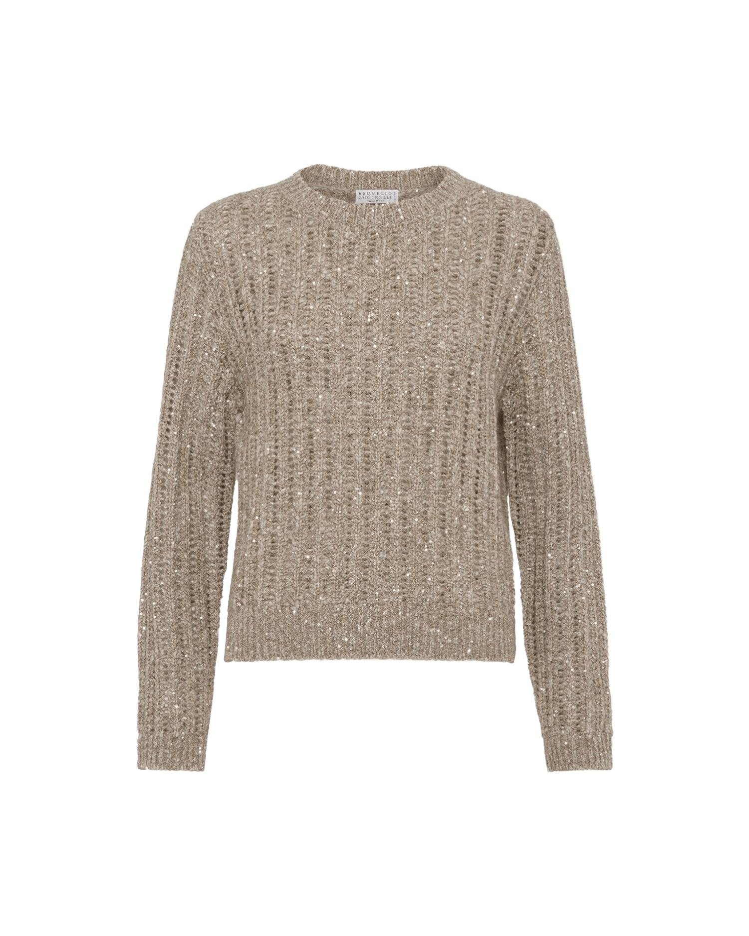 Brunello Cucinelli Beige Sweater Glam Steals