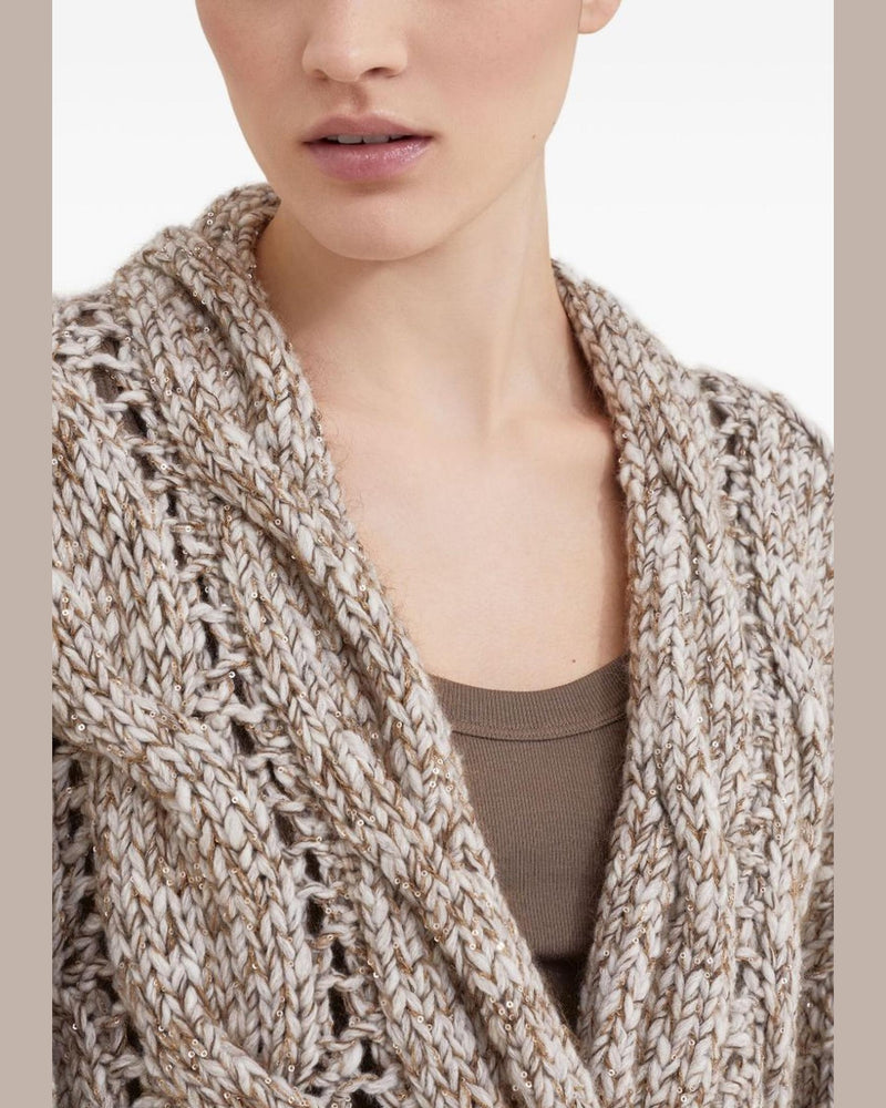 Brunello Cucinelli Beige Sweater Glam Steals