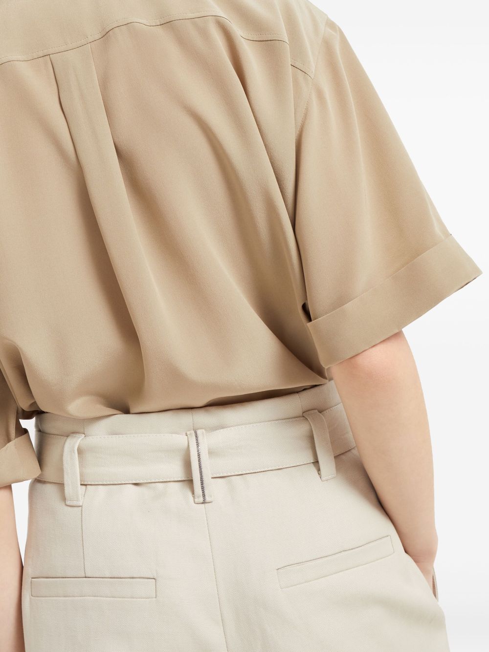 Brunello Cucinelli Beige Trouser Glam Steals