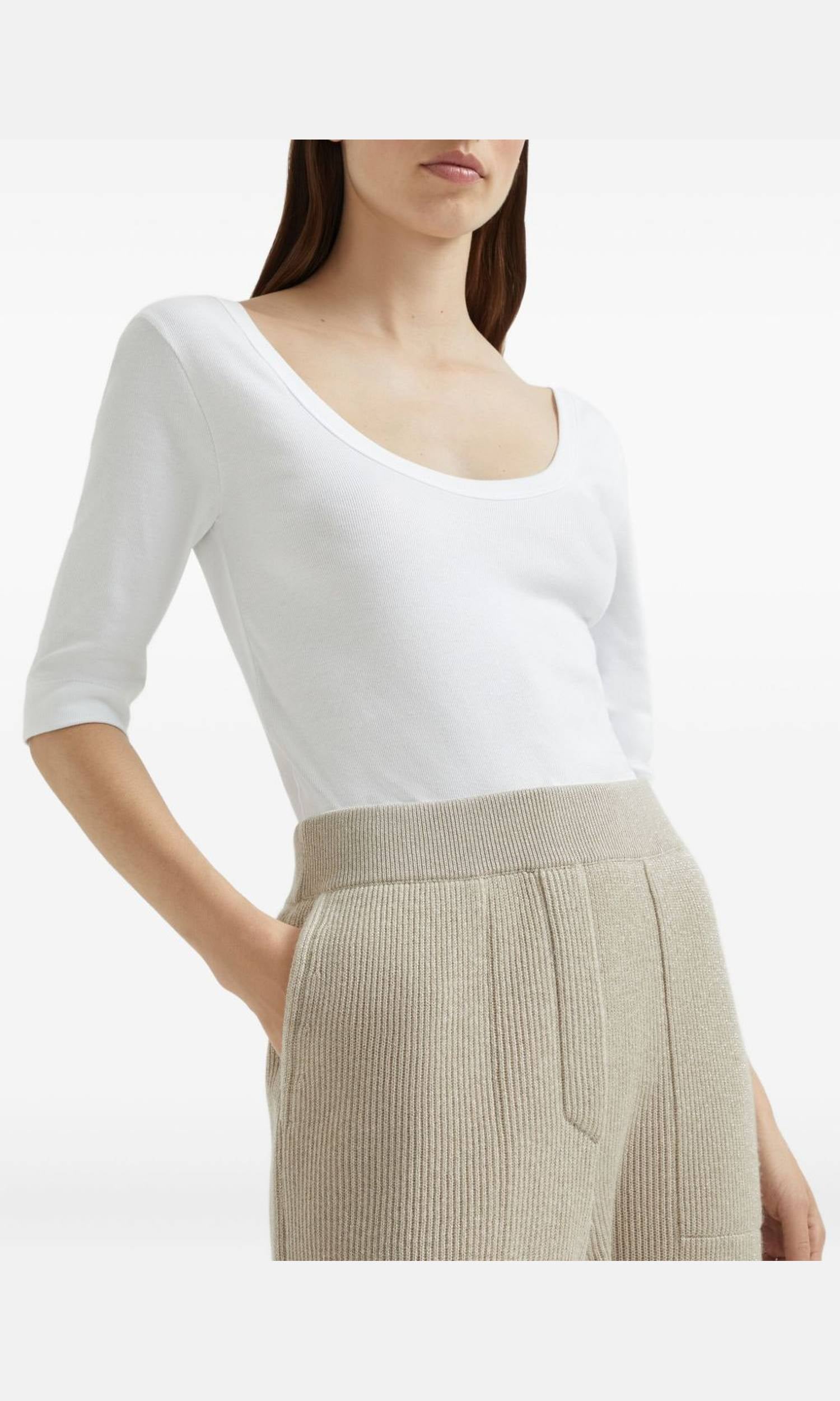 Brunello Cucinelli Beige Trouser Glam Steals