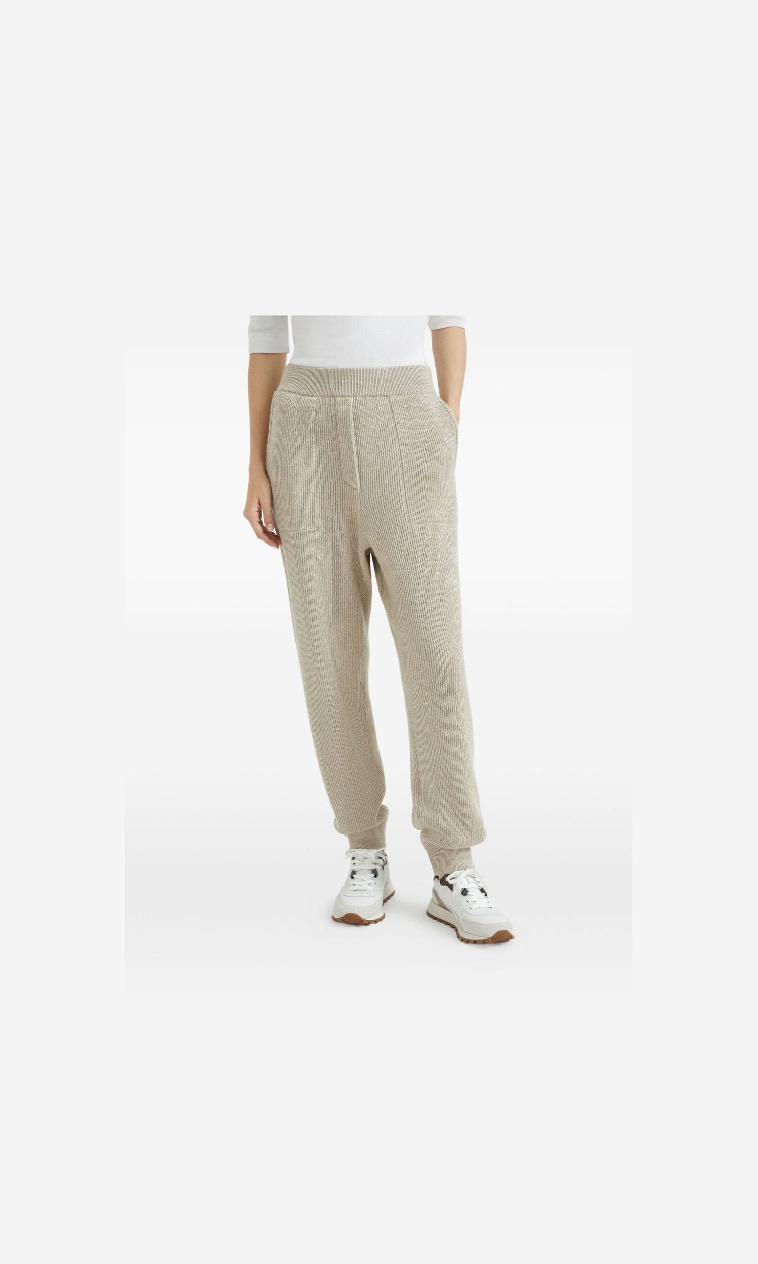 Brunello Cucinelli Beige Trouser Glam Steals